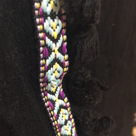 Ecru Black Pom Pom Dress - Picture 4 of 4